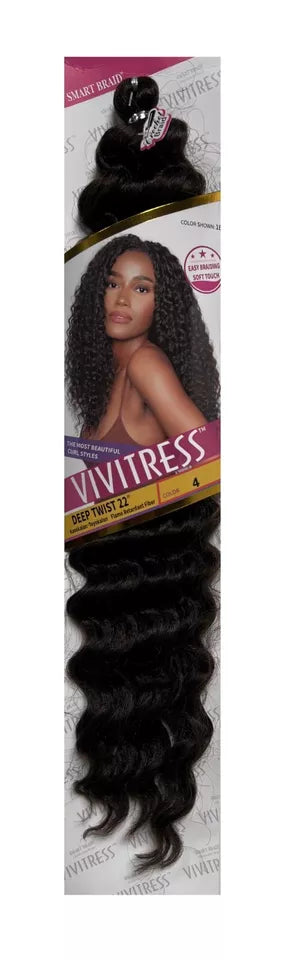 Smart Braid Vivitress Deep Twist Bulk hair 22" | CC Hair & Beauty UK