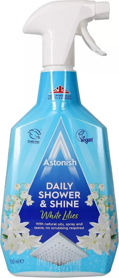 Astonish Daily Shower Shine White Lillies 750ml