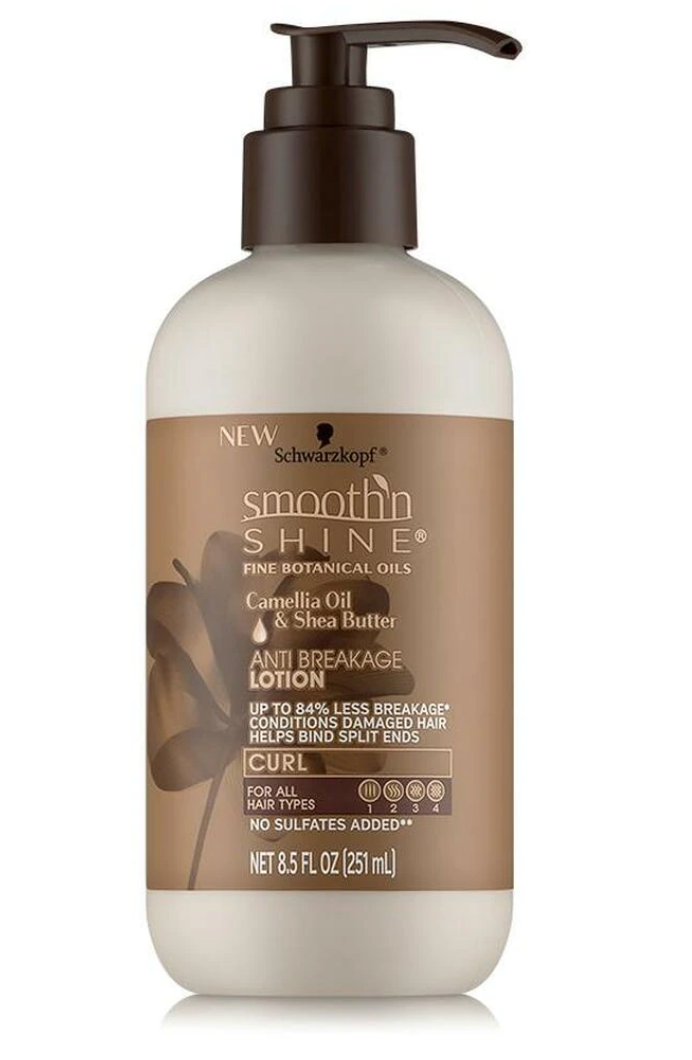 Schwarzkopf Smooth 'N Shine - Camellia Oil & Shea Butter Anti Breakage Lotion 8.5Oz | Shop at CC Hair & Beauty UK