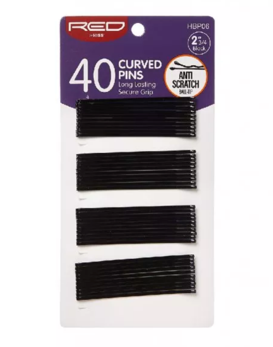 Red By Kiss 40 Curved Pins HBP06 | Shop at CC Hair & Beauty UK