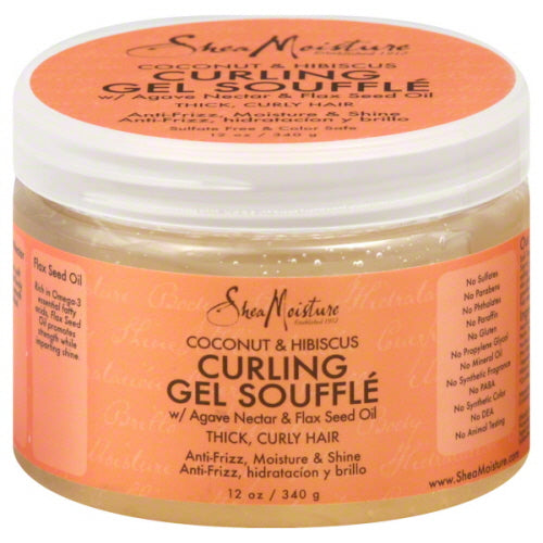 Shea Moisture Coconut & Hibiscus Curling Gel Souffle 12Oz | Shop at CC Hair & Beauty UK