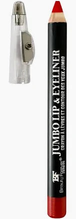 Beauty Forever Jumbo Lip Liner & Eyeliner Pencil with Sharpener, Long lasting Creamy Formula - view 3