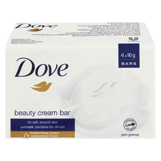 Dove Dove Original White Beauty Soap 4 x 90g | CC Hair & Beauty Leeds