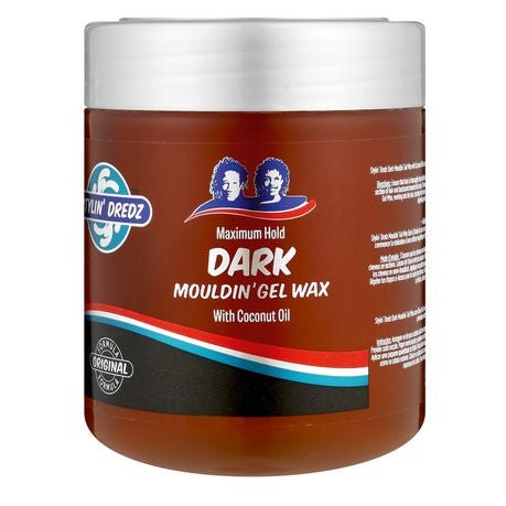 Stylin' Dredz Dark Mouldin' Gel Wax With Coconut Oil 500ml - view 3