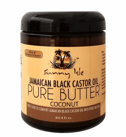 Sunny Isle Black Jamaican Black Castor Oil Pure Butter Coconut 8Oz -Oos | Shop at CC Hair & Beauty UK