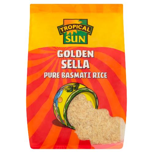 Tropical Sun Golden Sella Basmati Rice - 2kg