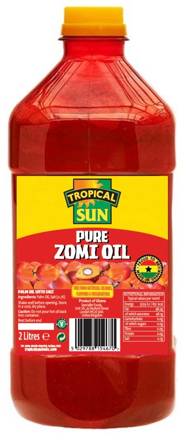 Tropical Sun Zomi Palm Oil 2L
