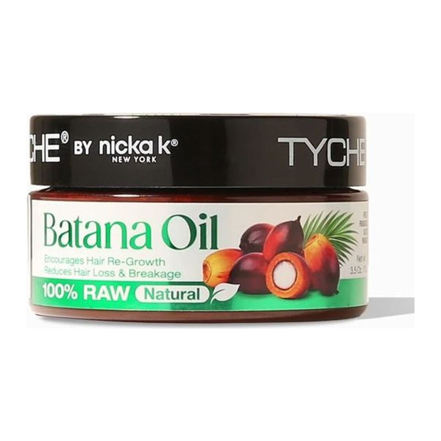 Tyche 100% Raw Batana Oil 3.5oz jar for hair and scalp