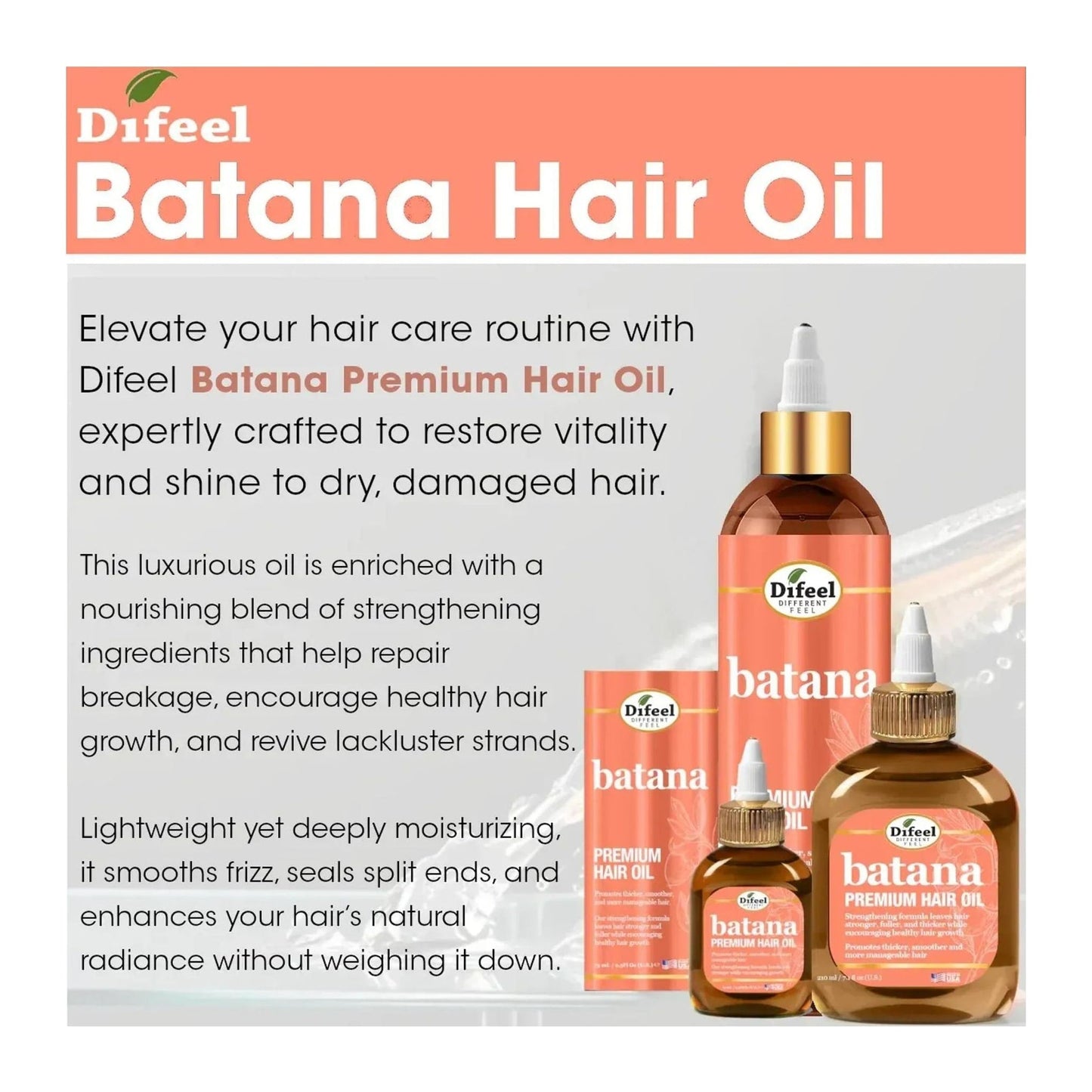 TYCHE Batana Oil Hair Shampoo 8.5oz bottle for all hair types