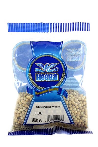 Heera Whole White Pepper Seeds 100g