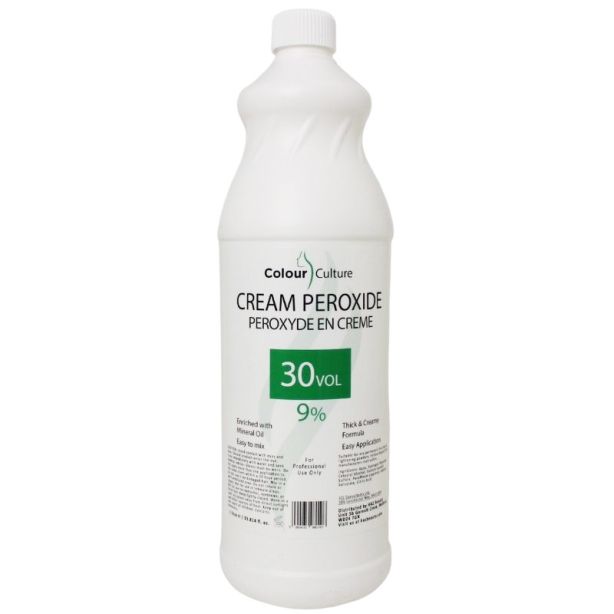 COLOUR CULTURE: CREME PEROXIDE 9% 30 VOL 1000ml / 33.814oz