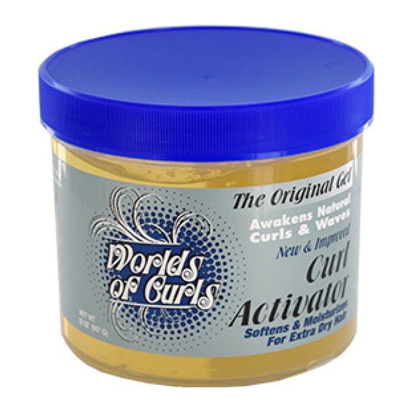 Worlds Of Curls Curl Activator Gel for Extra Dry Hair 32oz container