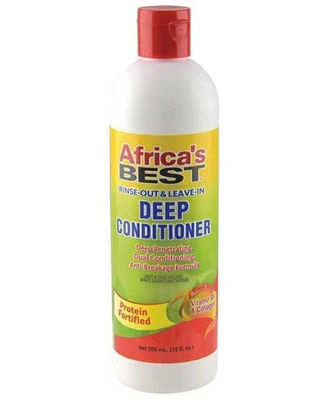 Africas Best Rinse-Out & Leave-In Deep Conditioner - 356Ml