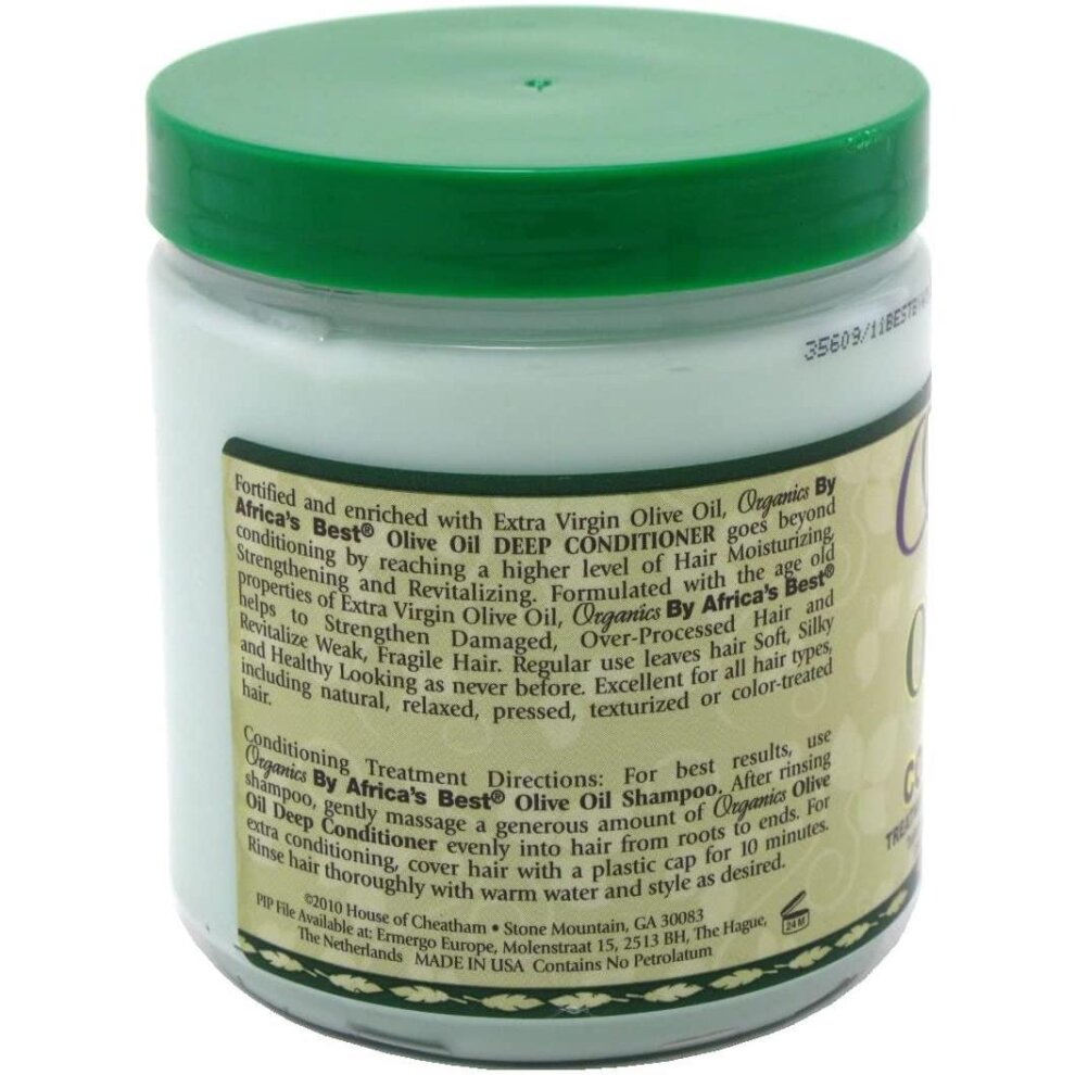 Africas Best Organics Olive Oil Deep Conditioner- 15oz/426G