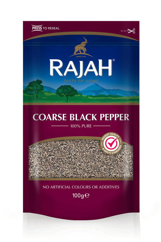 Rajah Coarse Black Pepper 100g
