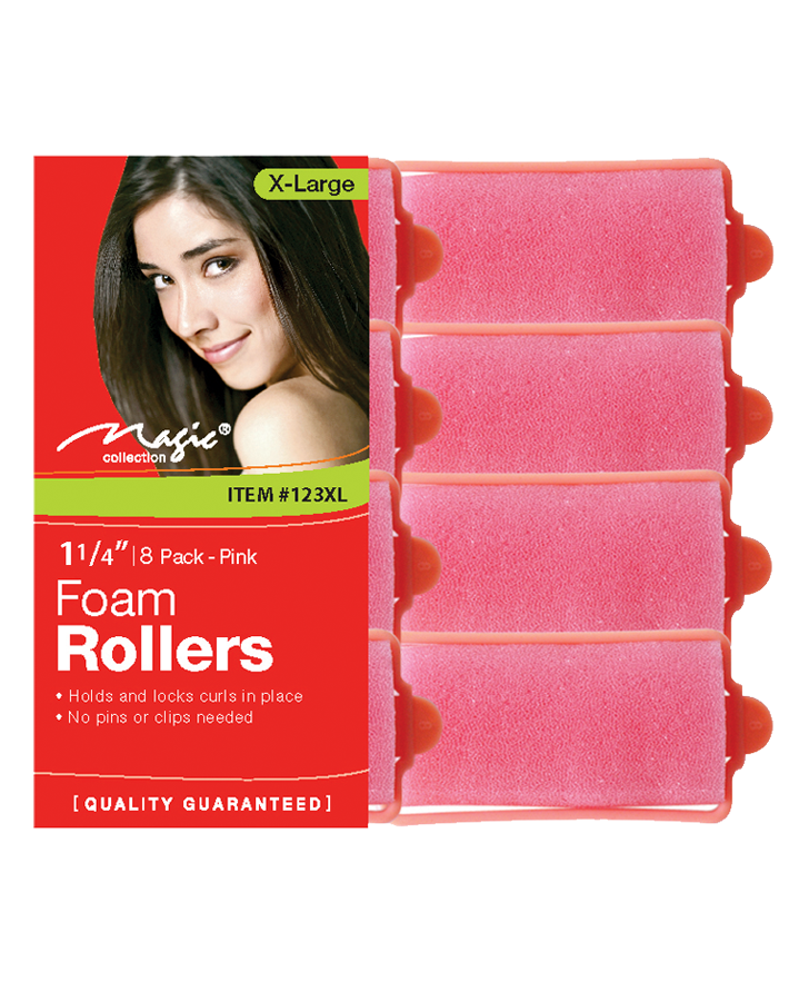 Magic Collection Foam Rollers 1 1/4" (8 Pack) - #123XL
