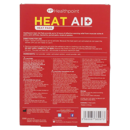 Heat-Aid Pain Relief Heat Pads│Last Up to 12 Hours Effective
