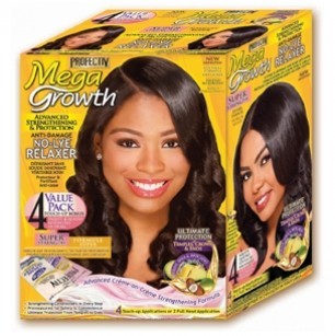 Profectiv Mega Growth No-Lye Relaxer 2 Full Head Applications(4 Touch-Up)