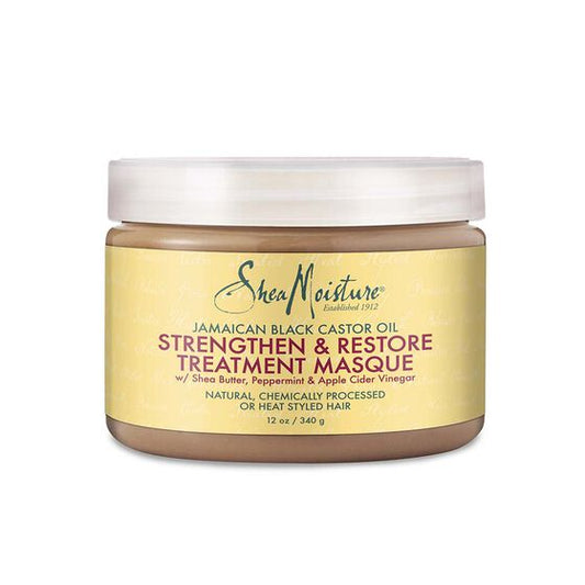 Shea Moisture Jamaican Black Castor Oil Strengthen & Restore Treatment Masque - 12oz