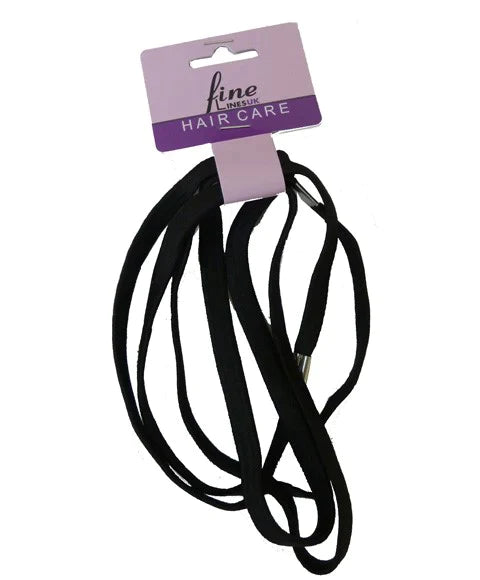Fine Lines UK Headband With Metal - 6006 Black