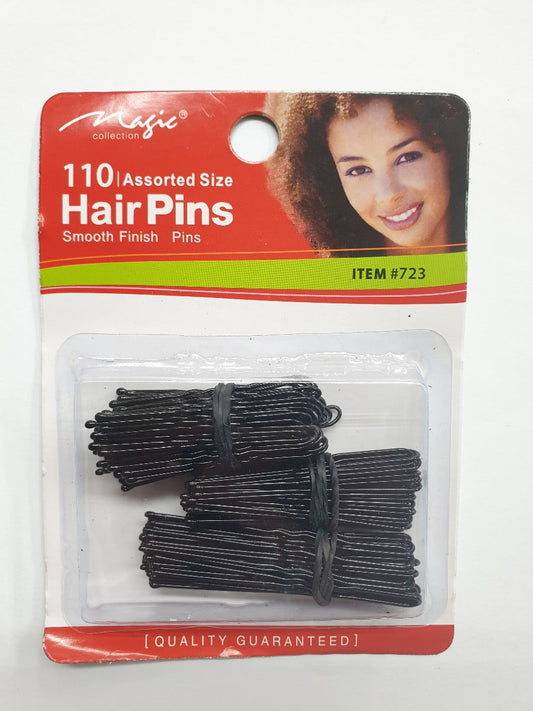 Magic Collection 110Pcs Assorted Size Hair Pins #723