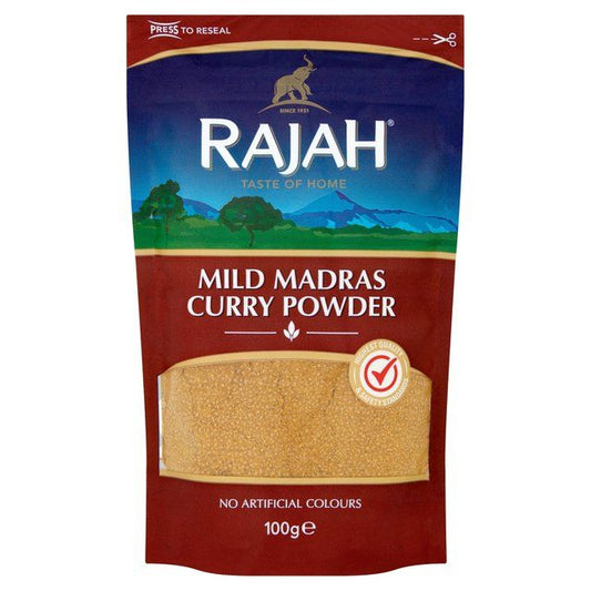 Rajah Mild Madras Curry Powder - All Sizes