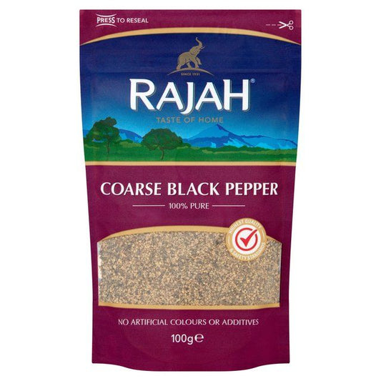Rajah Coarse Black Pepper - All Sizes