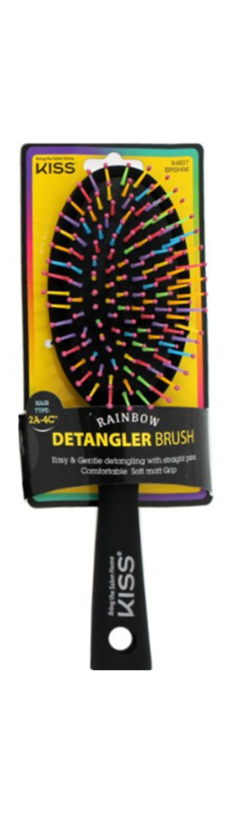 Kiss Detangler Rainbow Brush - Large (BRSH06)