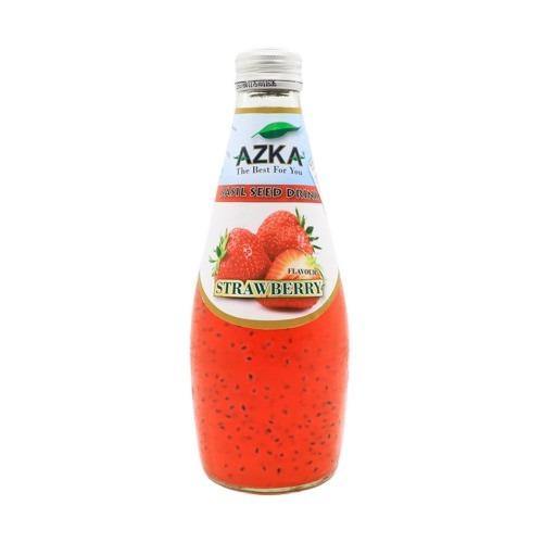 Azka Strawberry Basil Seed Drink