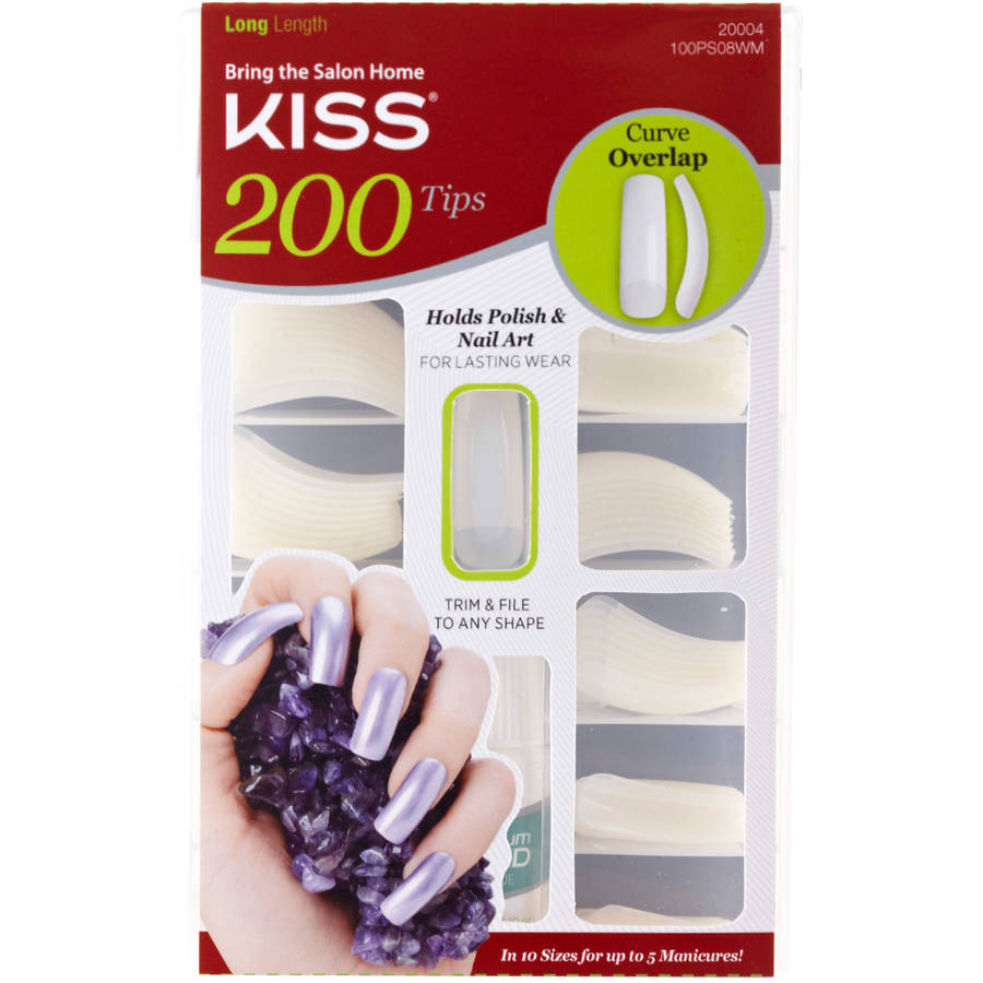 Kiss Full Cover Nails Curve Overlap 100 nails