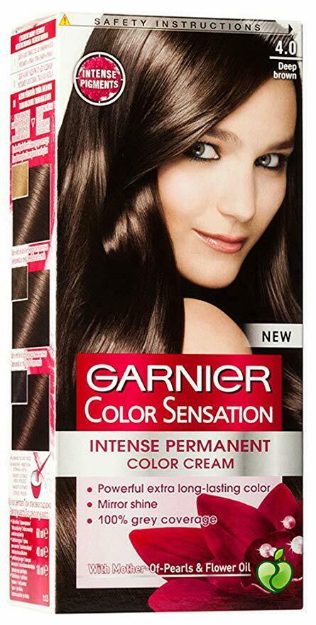 Garnier Color Sensation Intense Permanent Hair Colour Cream All Shades