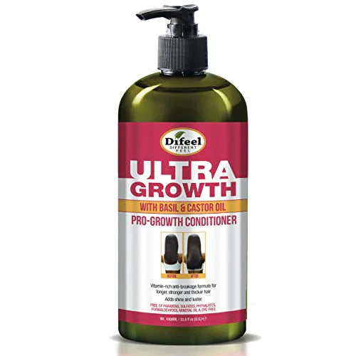 Difeel Ultra Growth Basil & Castor Oil Pro Growth Conditioner - 33.8 oz