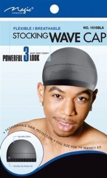 Magic Collection Stocking Wave Cap #1515BLA