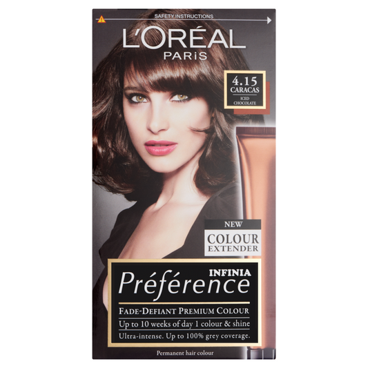 L'Oreal Paris Preference Permanent Hair Dye - 4.15 Iced Chocolate