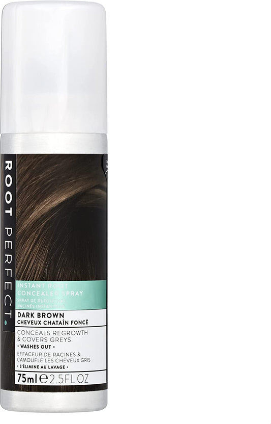 Root Perfect Hair Concealer Spray, Dark Brown