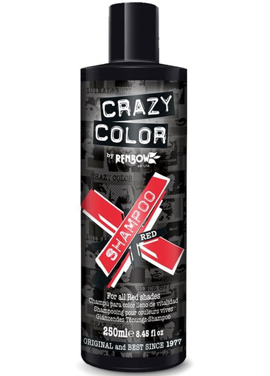 Crazy Color By Rainbow Shampoo Red - 250ml