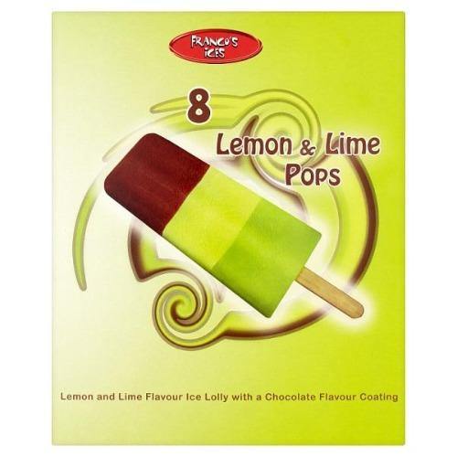 Franco's Lemon And Lime Pops 8pck
