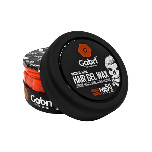 Gabri Professional Long Lasting, Strong Hold Hair Gel Wax 150ml - Bright Finish
