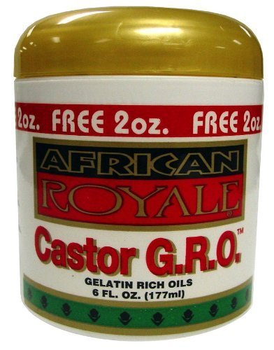 African Royale Castor GRO Gelatin Rich Oils 6 oz.