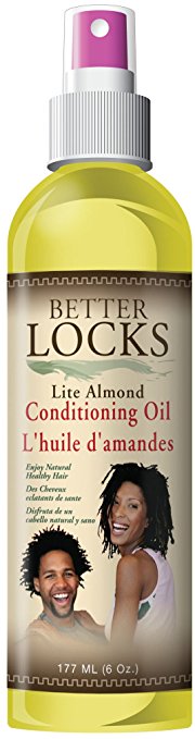 Better Locks Lite Almond Conditioning Oil 6 Oz 