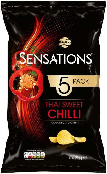 Walkers Sensations Thai Sweet Chilli Multipack