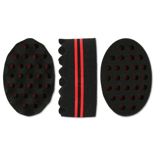 General Purpose Miracle Hair Twist Double-Sided Sponge Brush #E