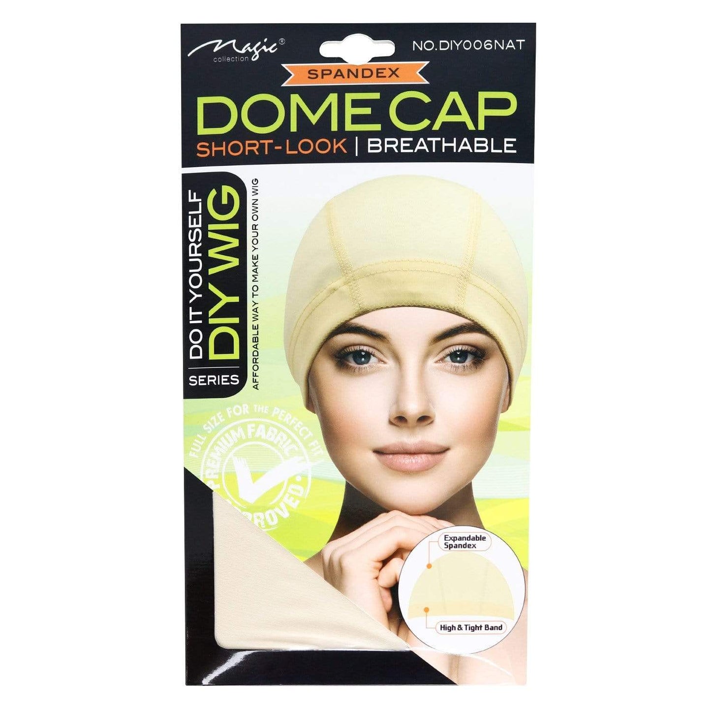 Magic Collection Diy Wig Series Spandex Dome Cap Natural - DIY006NAT