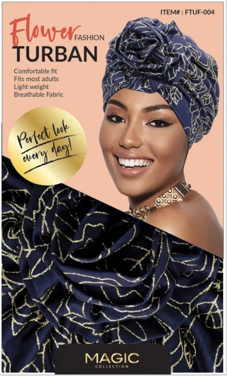 Magic Collection Fashion Turban - Flower