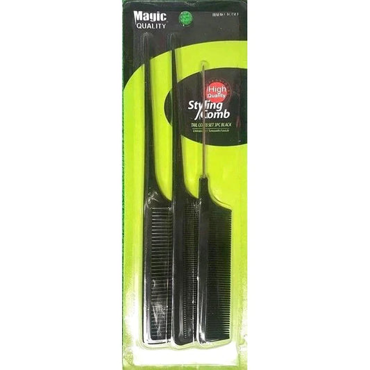 Magic Styling Tail Comb Set 3PC # TC3SET