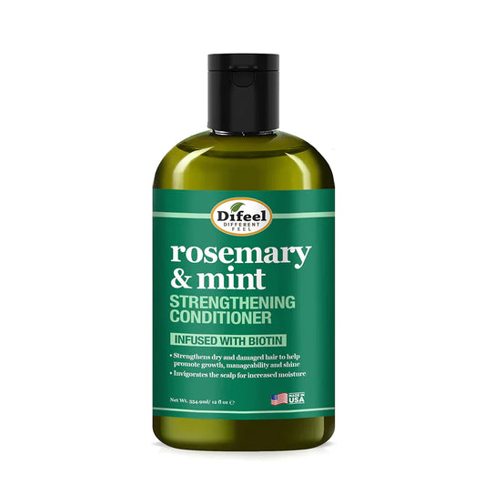 Difeel Rosemary and Mint Hair Strengthening Conditioner with Biotin - 12 oz