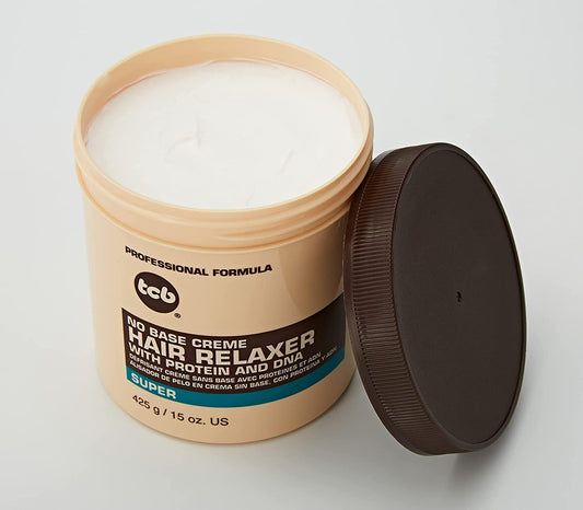 Tcb No Base Creme Hair Relaxer Jar Super 425 G