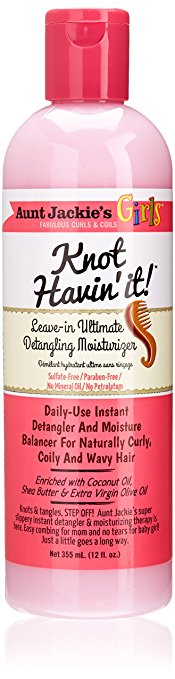 Aunt Jackies Girls Knot Havin' It Leave-In Detangling Moisturizer 12oz 