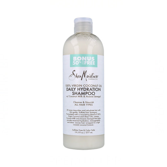 Shea Moisture 100% Virgin Coconut Oil Daily Hydration Shampoo- 577ml