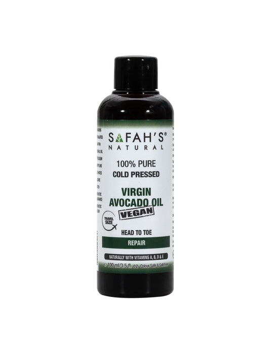 Safah's Natural Cold Pressed 100% Pure Virgin Avocado Oil - 8.5 Oz